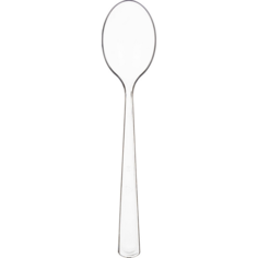 Ложка одноразовая PLMA чайная, прозрачная, ПС, 130 мм, 50 штук в упаковке