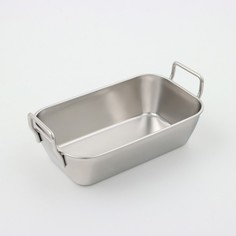 Противень для подачи 16,5х10х4,5 с ручками No Brand