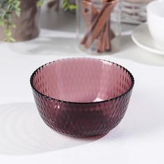 Салатник «Идиллия», 350 мл, d=12 см, цвет лиловый(6 шт.) Luminarc