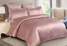Постельное белье Cleo "Royal Жаккард" " RG-033"; Семейный 4 наволочки