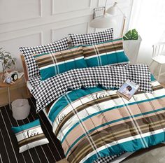 Постельное бельё "Lime time" поплин "Лофт"; 2.0 евро простыня Лайм Тайм