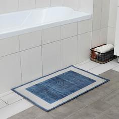 Коврик Доляна «По домашнему» , 50?80 см, цвет синий