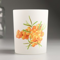 Подсвечник "ЯГОДЫ. Облепиха" 9,3х7,7 см, 240 мл Evis