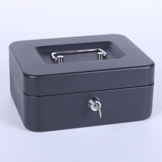 Шкатулка-сейф SAFEBURG Keeper-20 Gray металлический переносной ящик для денег