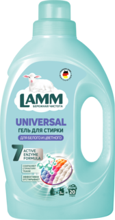 Гель для стирки LAMM UNIVERSAL универсальный, гипоаллергенный, бесфосфатный 1,3 л