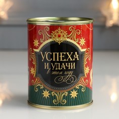 Копилка-банка металл "Успеха и удачи в этом году" No Brand