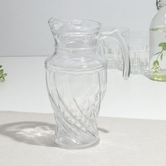 Кувшин, стеклянный, 1.4 л, d=11 см, h=26 см АС ДЕКОР