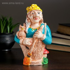 Копилка "Баба Яга" 13х16х27см МИКС Хорошие сувениры