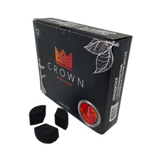 Уголь для кальяна Crown, 72 кубика, под калауд No Brand