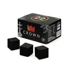 Уголь для кальяна Crown, 24 кубика No Brand