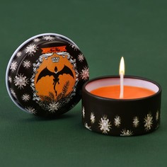 Новогодняя свеча в банке «Дракончик», мандарин, d = 4,8 см Зимнее волшебство
