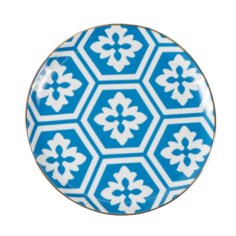 Тарелка для пиццы Morocco, d=20 см цвет голубой Porland