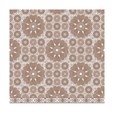 Скатерть Вилина Элегия 004-beige ПВХ d 135 см бежевая