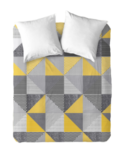 Простынь на резинке 2-х спальная 160х200 Унисон бязь хлопок New Jersey 27014-1