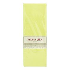 Простыня MONA LIZA 150x215 см сатин желтая
