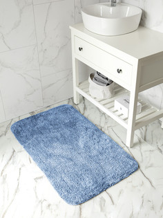 Коврик для ванной DeNASTIA Soft 60x100см, голубой M111303