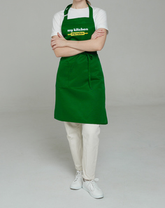 Фартук с вышивкой IRINA EGOROVA Kitchen зеленый