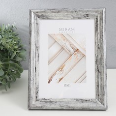 MIRAM Фоторамка пластик "МИРАМ" 15х21 см, 642623-6, (пластиковый экран)