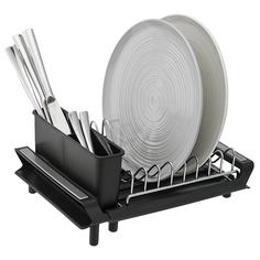 Сушилка для посуды Smart Solutions Atle раздвижная малая, черная