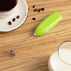 Luazon Home Мини-миксер для капучино Luazon LMR-07, от 2АА не в компл., цвет зелёный