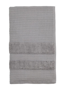 Полотенце DeNASTIA 50x90см, хлопок, цвет серый D100285