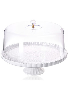 Тортовница с крышкой Loraine фарфоровая 32см 28487