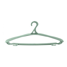 Вешалка для одежды Архимед с широкими плечами р 50-52 зеленая No Brand