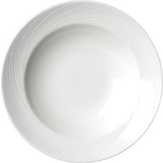 Тарелка Steelite Спайро для пасты 394мл, 240х240х45мм, фарфор, белый