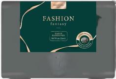 Наволочки Fashion Fantasy Steel Gray 50x70 см сатин серые 2 шт