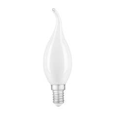 Лампа Gauss Filament, свеча на ветру, 9W, 610lm, 4100К, Е14, milky, LED, 1/10/50 104201209