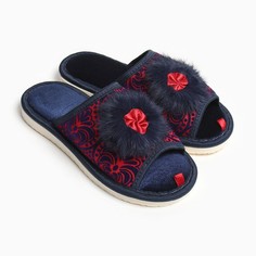 Тапочки женские Smile of Milady 980166 разноцветные 40 RU