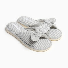 Тапочки женские Smile of Milady 9801710 серые 40 RU
