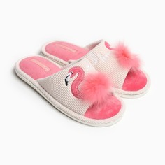 Тапочки женские Smile of Milady 9801748 розовые 36-37 RU