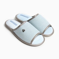 Тапочки женские Smile of Milady 9801727 голубые 40-41 RU