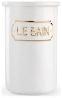 Стакан для зубных щеток Wess Le Bain blanc G85-81