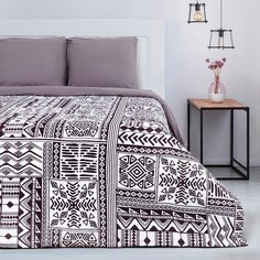 Покрывало Этель 2 сп Этника, 180х220 см, микрофибра No Brand