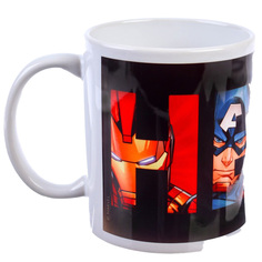 Кружка сублимация "Hero", Мстители 350 мл. МИКС Marvel