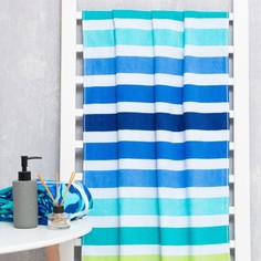 LoveLife Полотенце Love Life "Полосы" 70x140 см, велюр/махра 340гр/м2, 100% хлопок