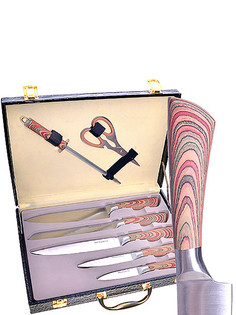 Набор ножей в чемодане MAYER&BOCH 8 предметов нержавеющая сталь 29766