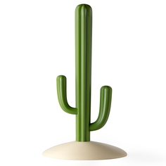 Подпорка для двери Qualy Cactus 28 см, зеленая