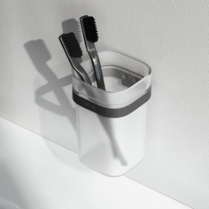 Стеклянный стакан Am.Pm Func с настенным держателем A8F34322