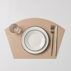 Салфетка кухонная Тэм, 30?44 см, цвет бежевый (12 шт) No Brand
