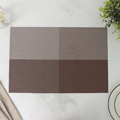 Салфетка кухонная Настроение, 45?30 см, цвет коричневый (12 шт) No Brand