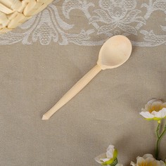 Ложка деревянная, чайная, без росписи (10 шт) No Brand