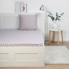 Экономь и Я Комплект Экономь и Я "Штрихи": Простыня 145*214 см, 70*70 см, бязь, 100% хлопо