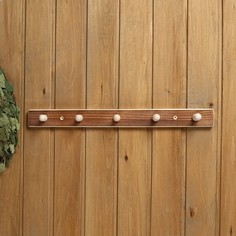 Вешалка деревянная Sima-land 5 крепления "Термо"