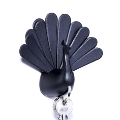 Ключница Qualy Peacock, черная