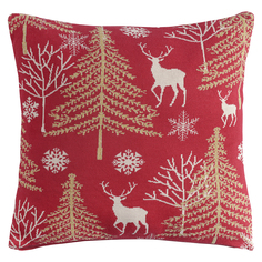 Подушка вязаная Tkano Winter fairytale New Year Essential 45х45 см