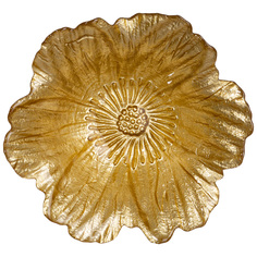 Салатник Akcam Golden flower 15х4.7см 0.2л стекло 339-365_