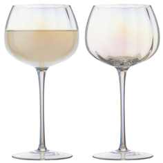 Набор из 2 штук Бокалы для вина Liberty Jones Gemma Opal 0.45 л, цвет перламутровый